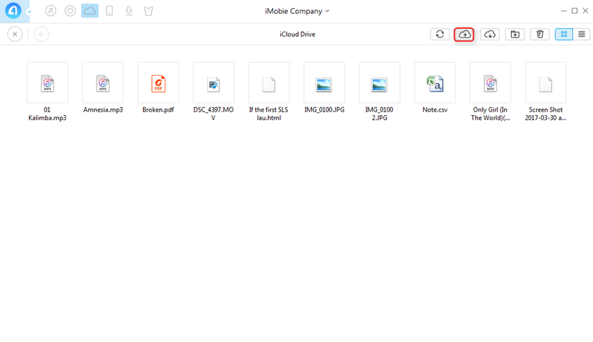 How to Transfer Files to iCloud with AnyTrans - Step 3