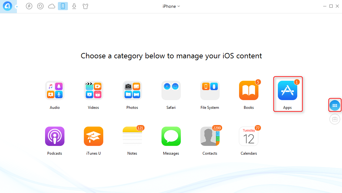 How to Transfer Fruit Ninja Between iPhone iPad - Step 1
