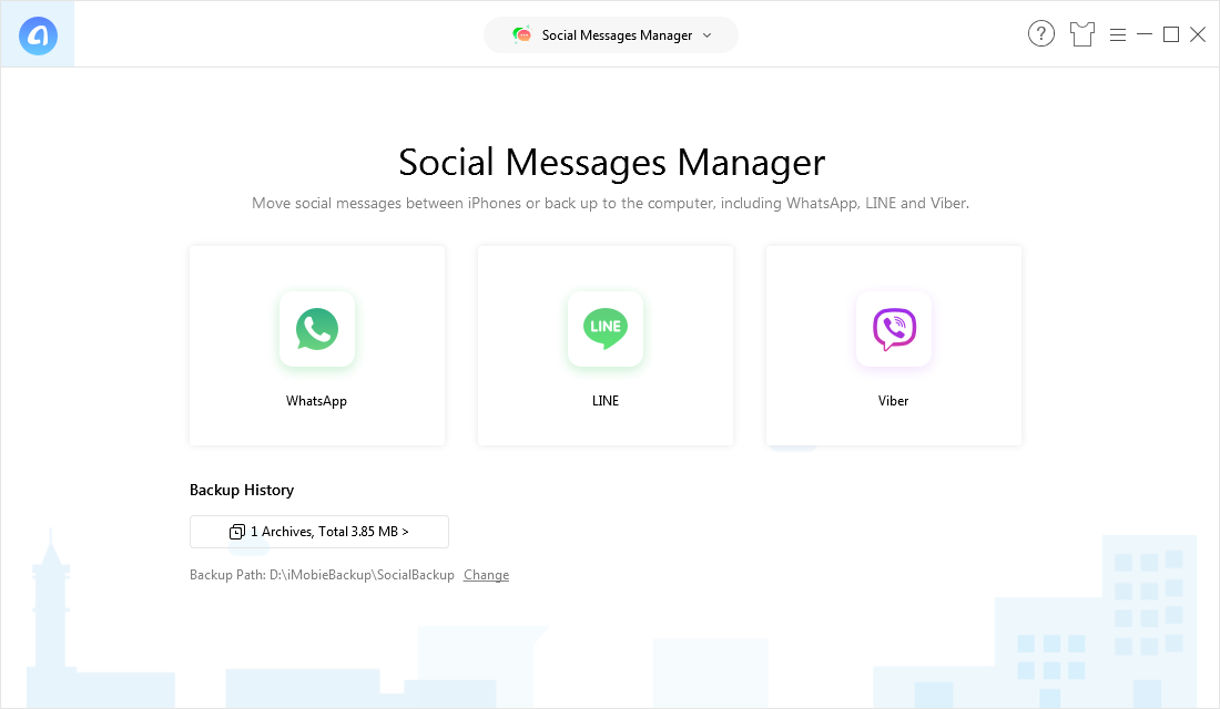 Backup Line Chat History