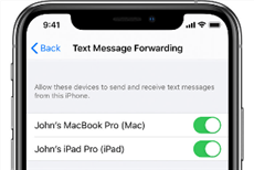 Transfer Messages from iPhone to iPad via Settings