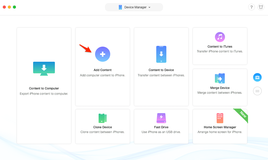 Transfer Music from PC/Mac to iPhone Wirelessly - Step 4