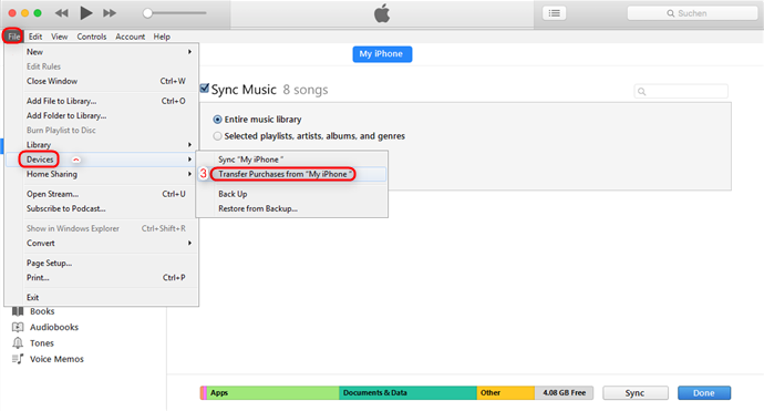 How to Transfer Music from iPhone to Mac via iTunes