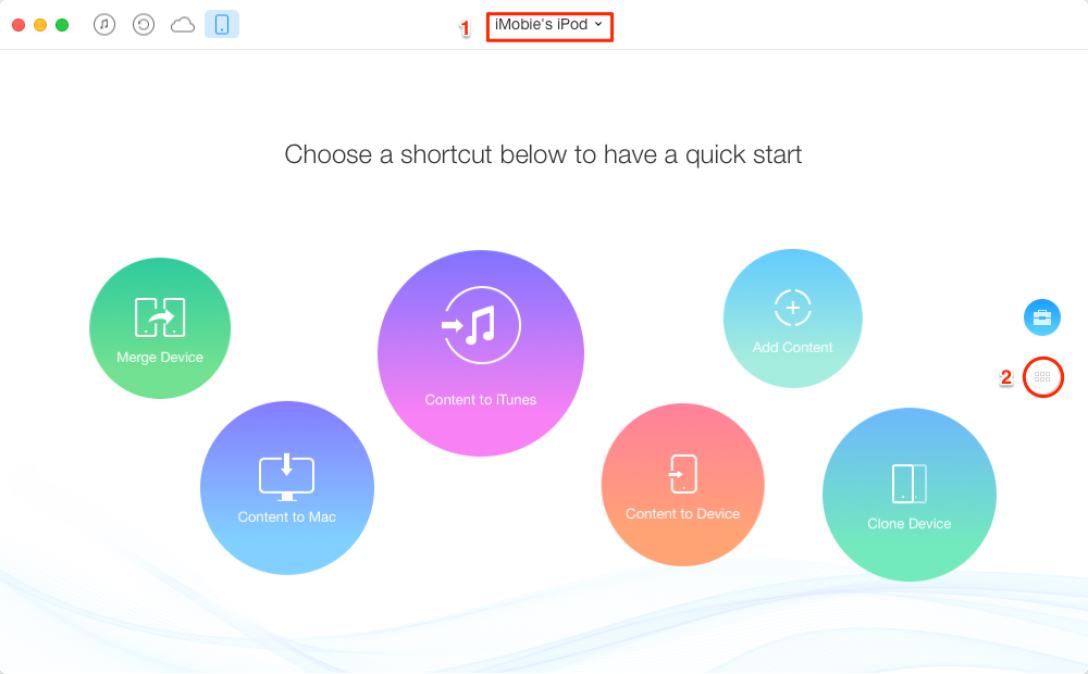 How to Transfer Music from iPod to iPad mini 2 – Step 1