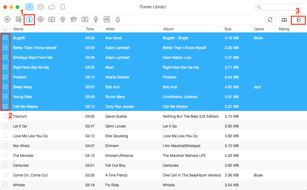 How Do I Transfer Music from iTunes to iPhone with AnyTrans – Step 2