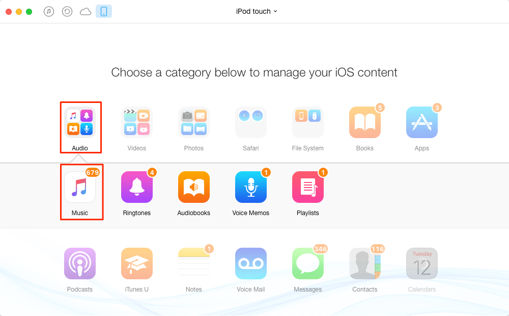 Transfer Non-Purchased Music from iPod to iTunes – Step 1