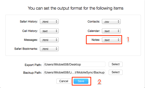 Transfer Notes from iPod to Computer with AnyTrans – Step 1