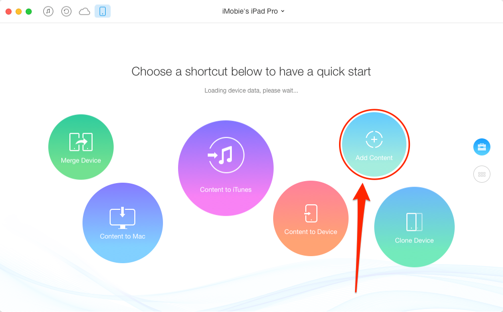 How to Transfer PDF to iPad Pro with AnyTrans – Step 1