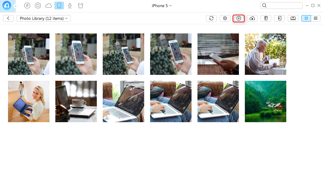 How to Transfer Photos from Computer to iPhone 5 – Step 3