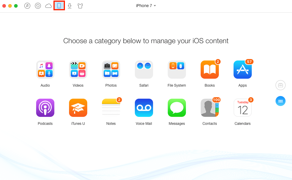 How to Transfer Photos from HP Laptop to iPhone with AnyTrans - Step 1