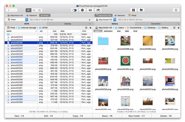 Transfer Photos from Huawei to Mac via Android File Transfer- Step 4