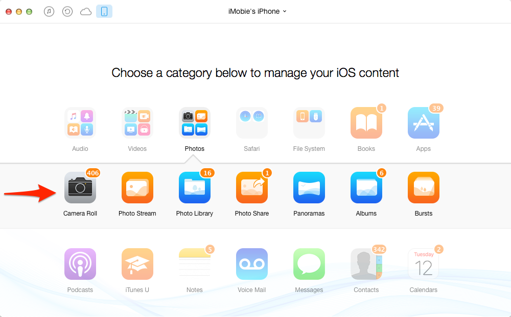 How to Transfer Photos from iPhone 6/6s (Plus) to iPad with AnyTrans
