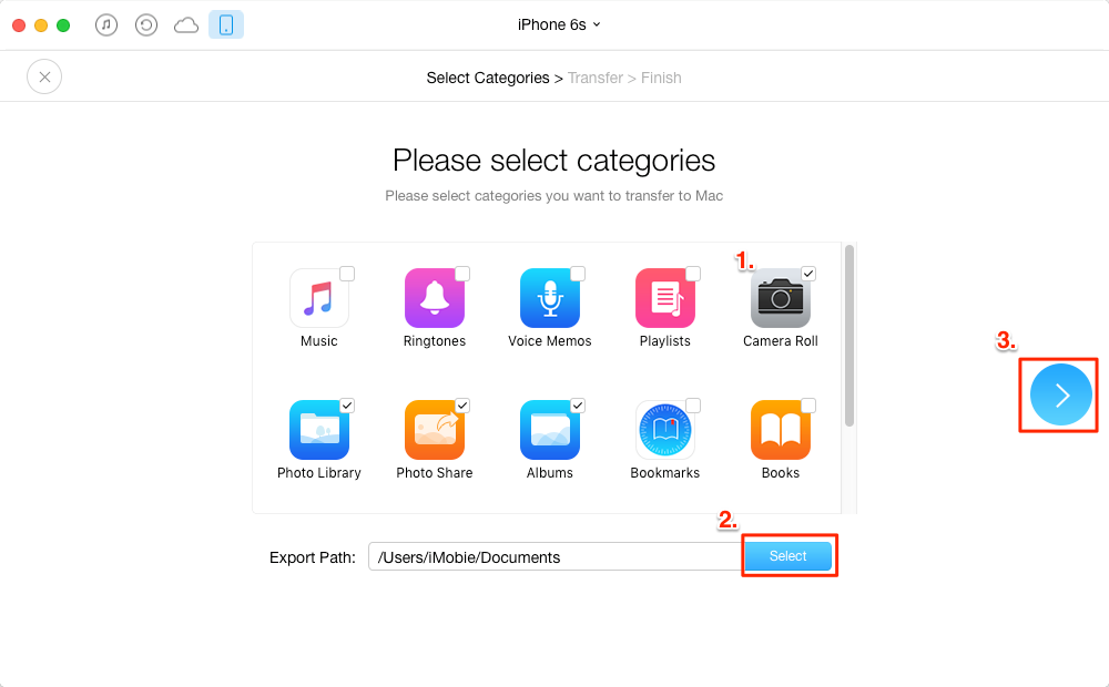 export photos from mac to iphone 6