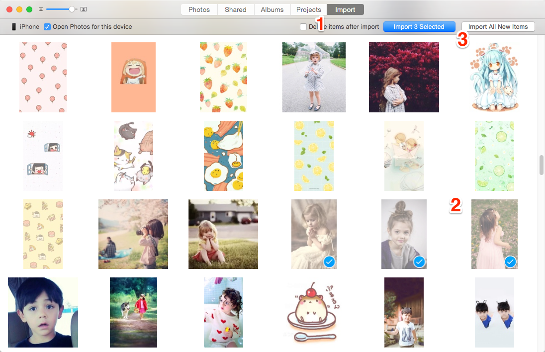 Transfer Photos from iPhone 7 to Mac with Photos