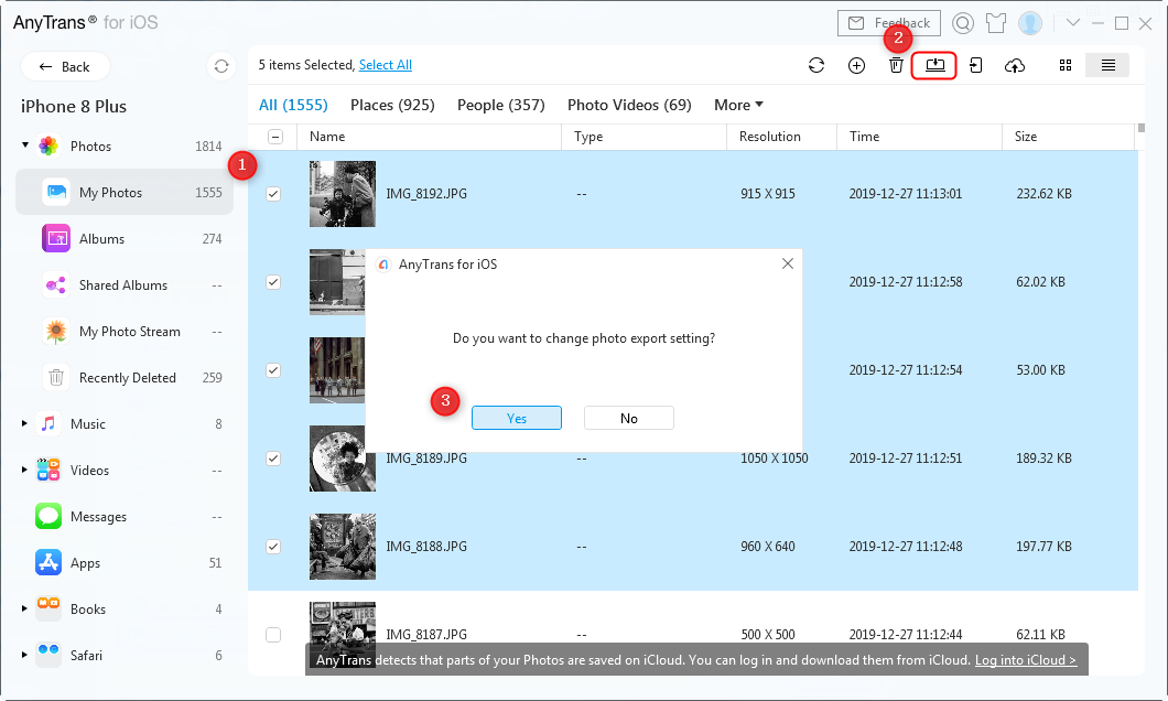 can you transfer photos directly from iphone to flash drive