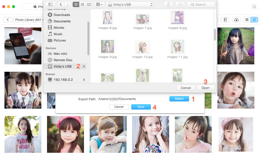 How to Transfer Photos from iPhone to External Hard Drive – Step 3