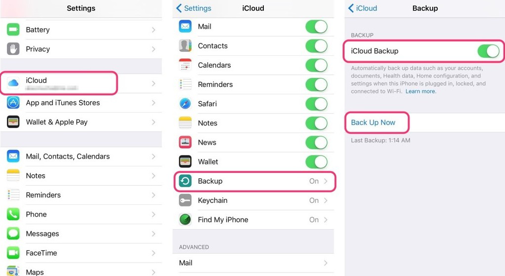 How to Transfer Photos from iPhone to Huawei via iCloud - Step 2