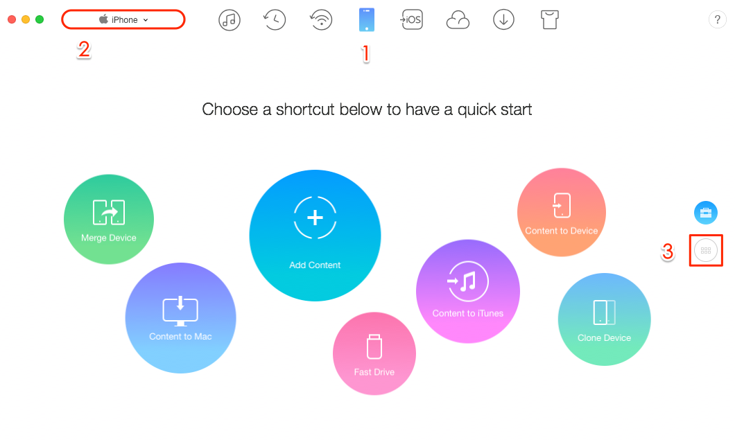 How to Transfer Photos from iPhone to iPad Directly – Step 1
