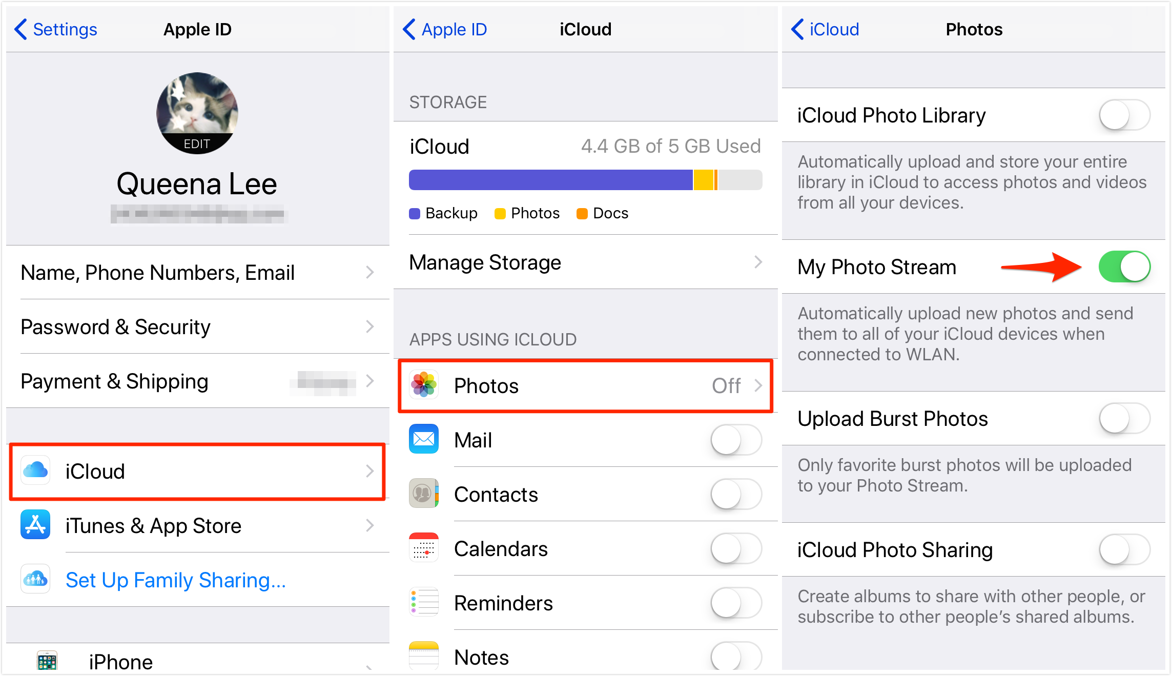 how to upload photos from iphone to computer
