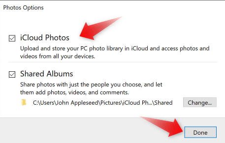 Move iPhone Photos to PC via iCloud Photos