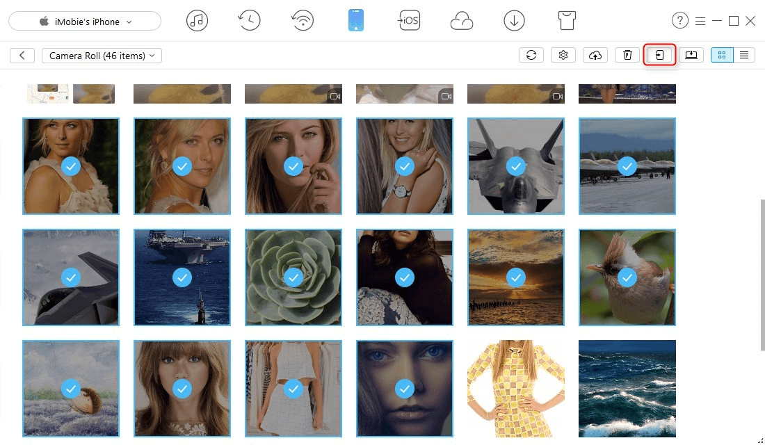 Transfer Photos from iPhone X/8 to iPad - Step 3