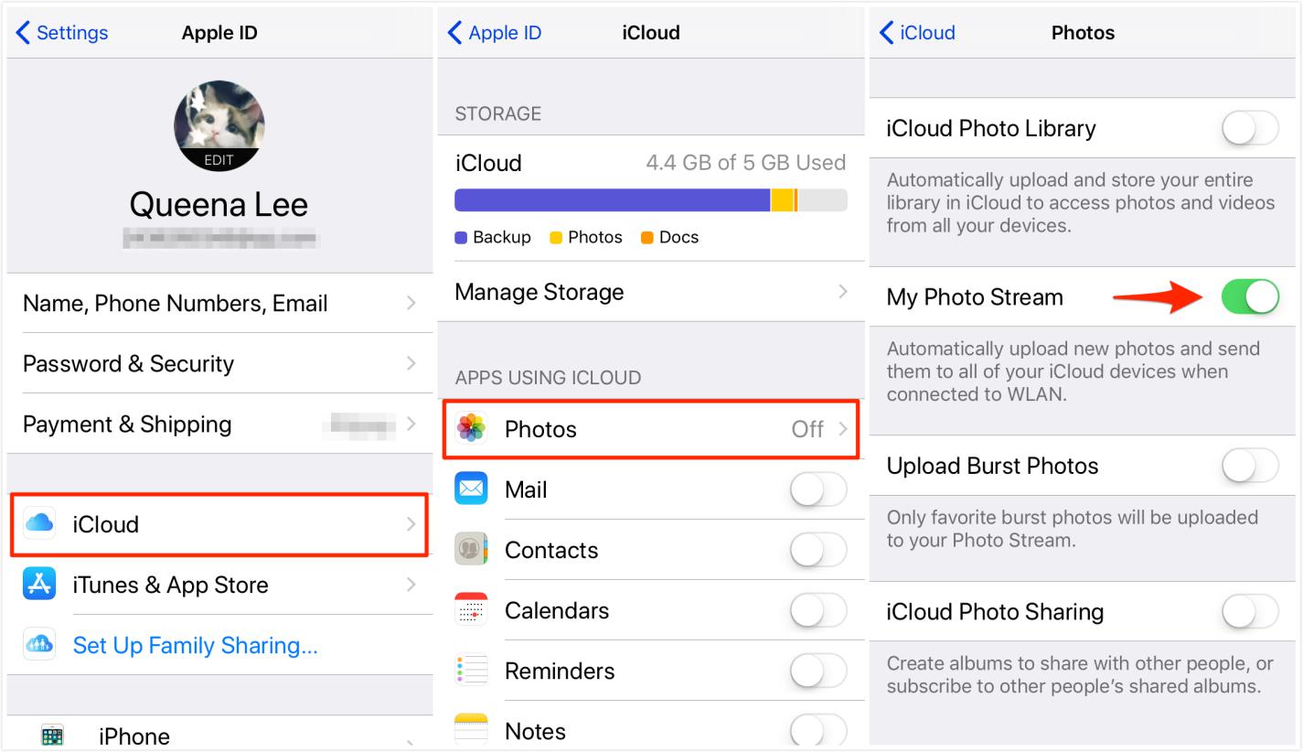 How to Send Photo from iPhone 8/X to iPad