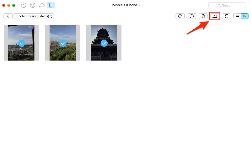 Transfer Photos from Jailbroken iPhone to Computer – Step 3