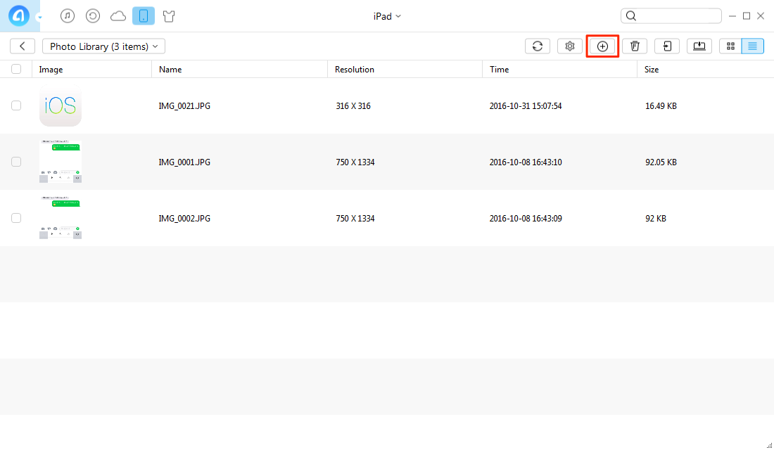 How to Transfer Photos from PC to iPad Air/Air 2 and iPad mini 2/mini 3
