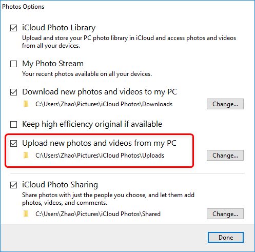 icloud for windows 10 download older pictures