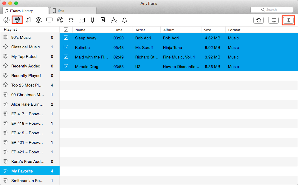 How to Transfer Playlist from iTunes to iPad – Step 2