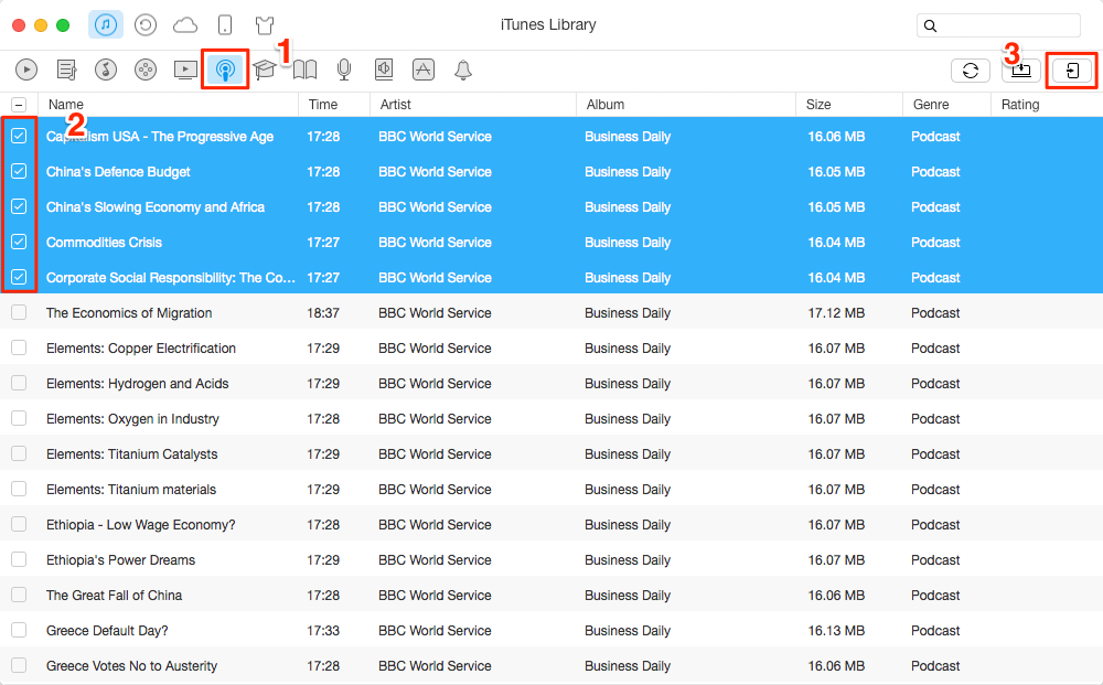 How to Transfer Podcasts from iTunes to iPad – Step 2
