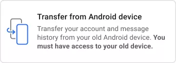 Transfer Signal Messages from Another Android