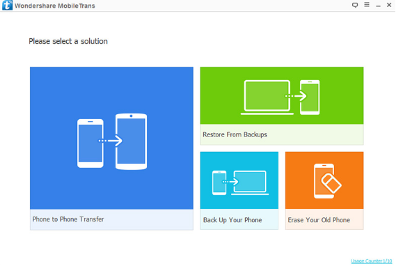 How to Transfer SMS from Android to iPhone – Step 1