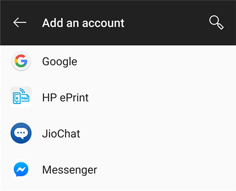 Link your Google account with your new device