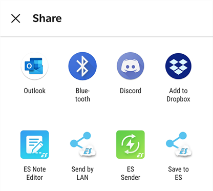 Share text messages using Bluetooth
