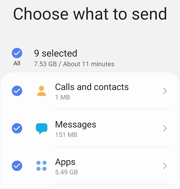 Transfer Messages from iPhone to Samsung