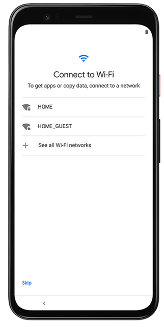 Connect to a WiFi network