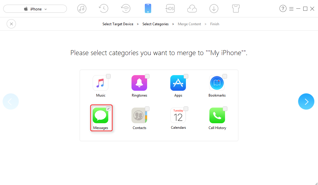 How to Transfer Text Messages/iMessages from iPhone to iPhone