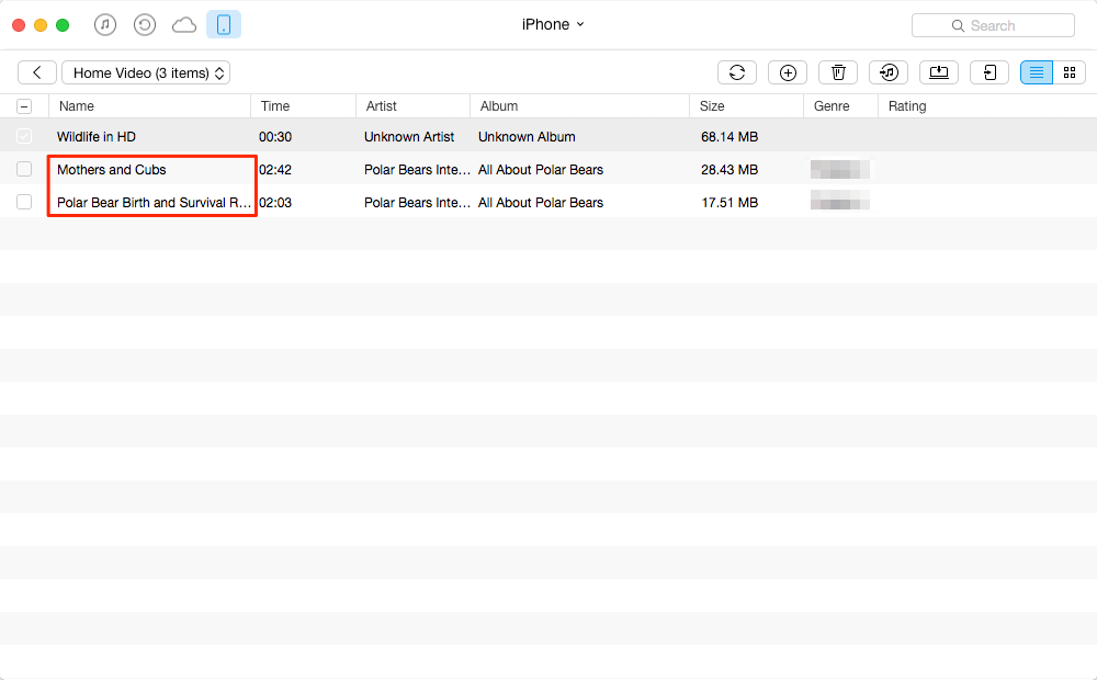 How to Transfer Videos from Computer to iPhone 7 without iTunes – Step 4