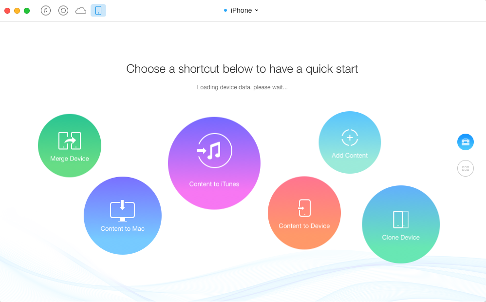 Transfer Videos from iPhone to iPad Pro with AnyTrans - Step 1