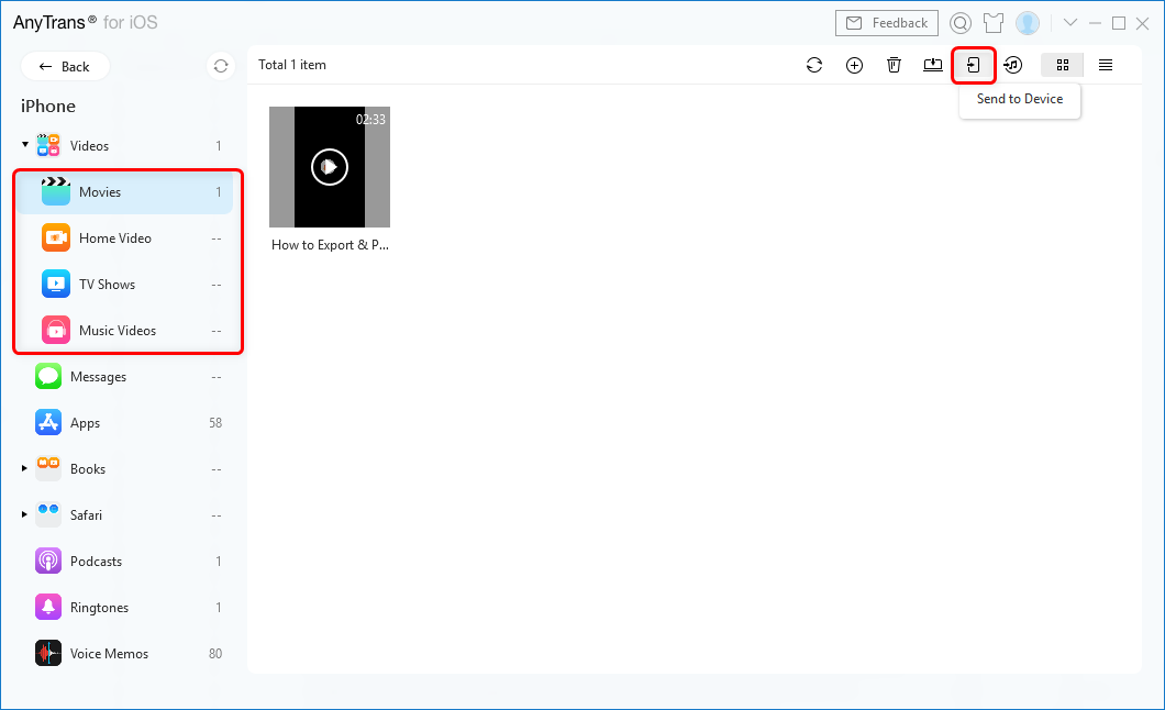 3 Ways to Transfer Videos from iPhone to New iPhone 11
