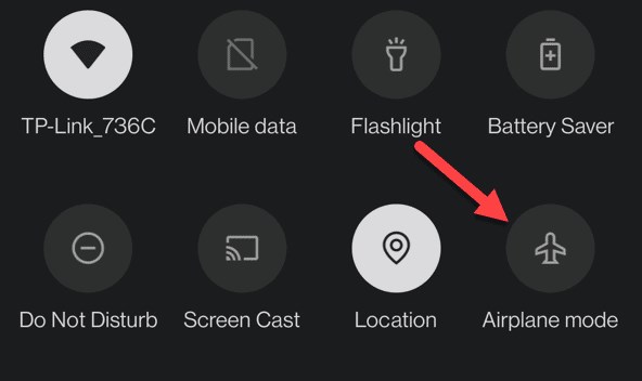 Turn Android Airplane Mode on And off