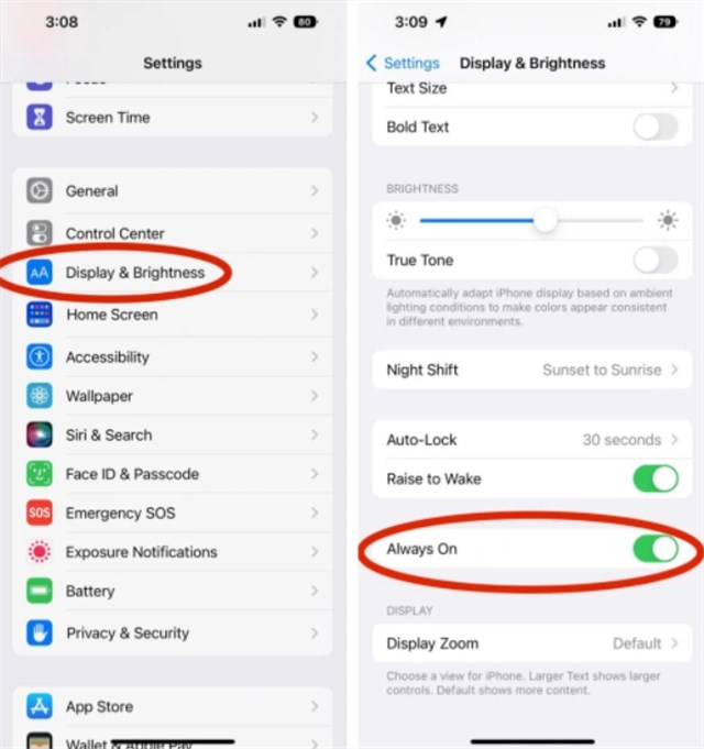 Turn Off Always-On Display