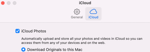 Turn off and on iCloud Photos