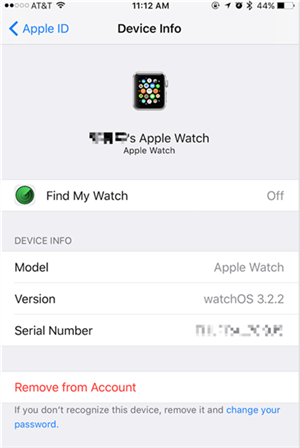 Turn Off Find My Apple Watch on Your Apple Watch