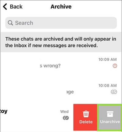 Retrieve Messenger Messages on iPhone