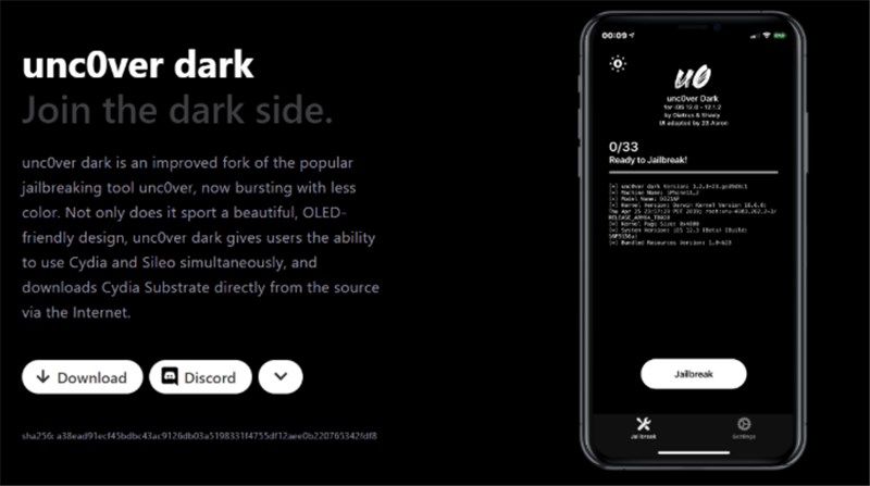 Unc0ver Black Edition