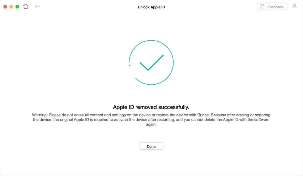 Apple ID Successfully Unlocked on Your iPhone