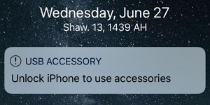 Unlock iPhone to Use Accessories