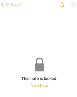 Unlock Notes on Your iOS Device