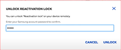 Unlock Reactivation Lock